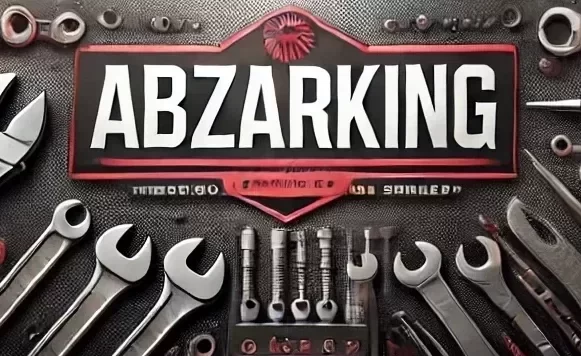 معرفی ابزارکینگ 1 DALL·E 2025 02 16 05.15.53 A horizontal industrial style banner for a tool shop named AbzarKing. The banner is 3x5 meters in size featuring a red and black color scheme match e1739713014137